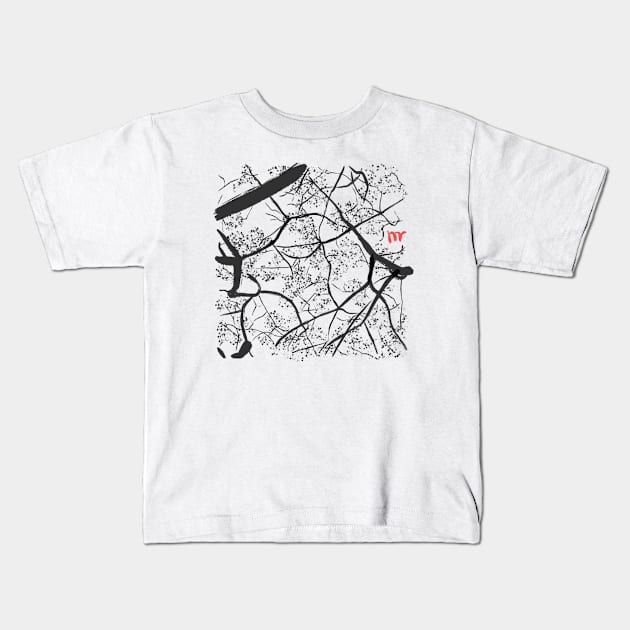 Tree Branches Sky Kids T-Shirt by minimalrare